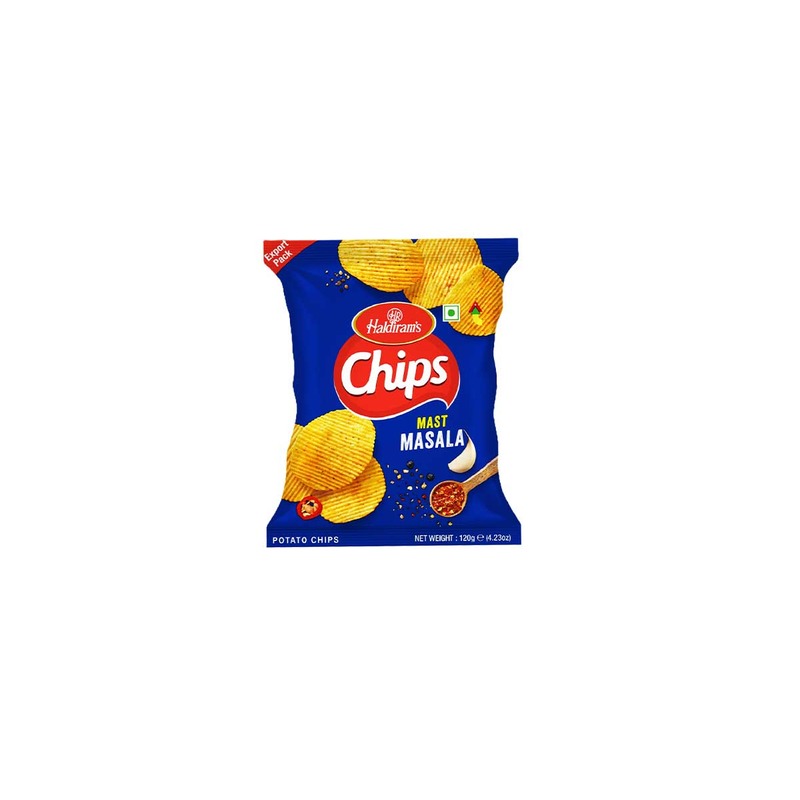 HALDIRAMS POTATO CHIPS MAST MASALA 120GM