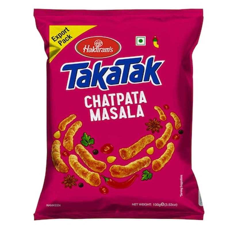 HALDIRAMS POTATO CHIPS TAKATAK CHATPATA MASALA 100GM