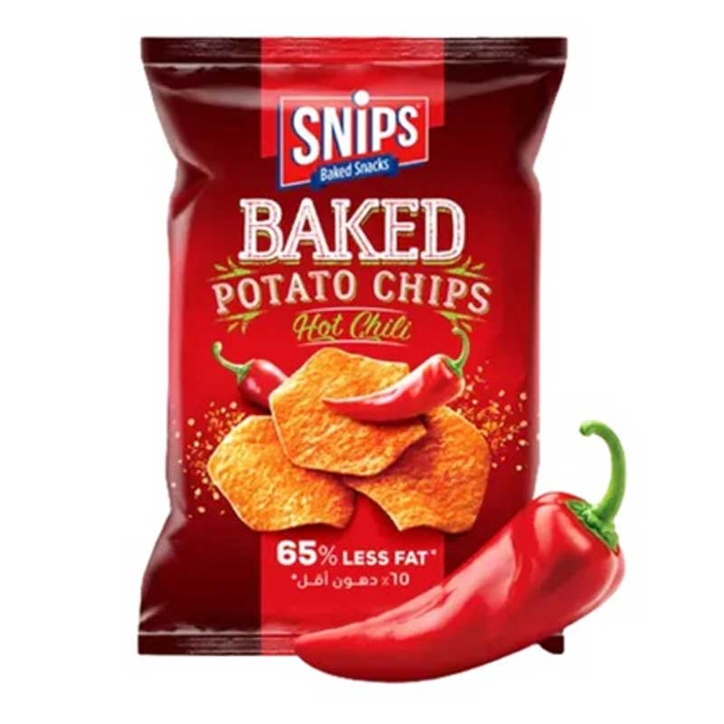 SNIPS POTATO CHIPS HOT CHILI 150GM