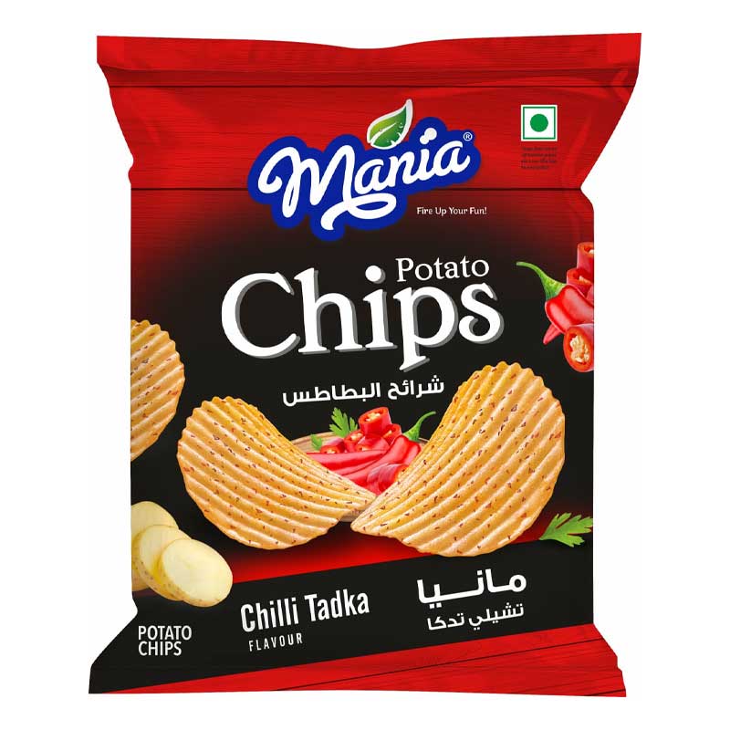 MANIA CHILLI TADKA 52GM