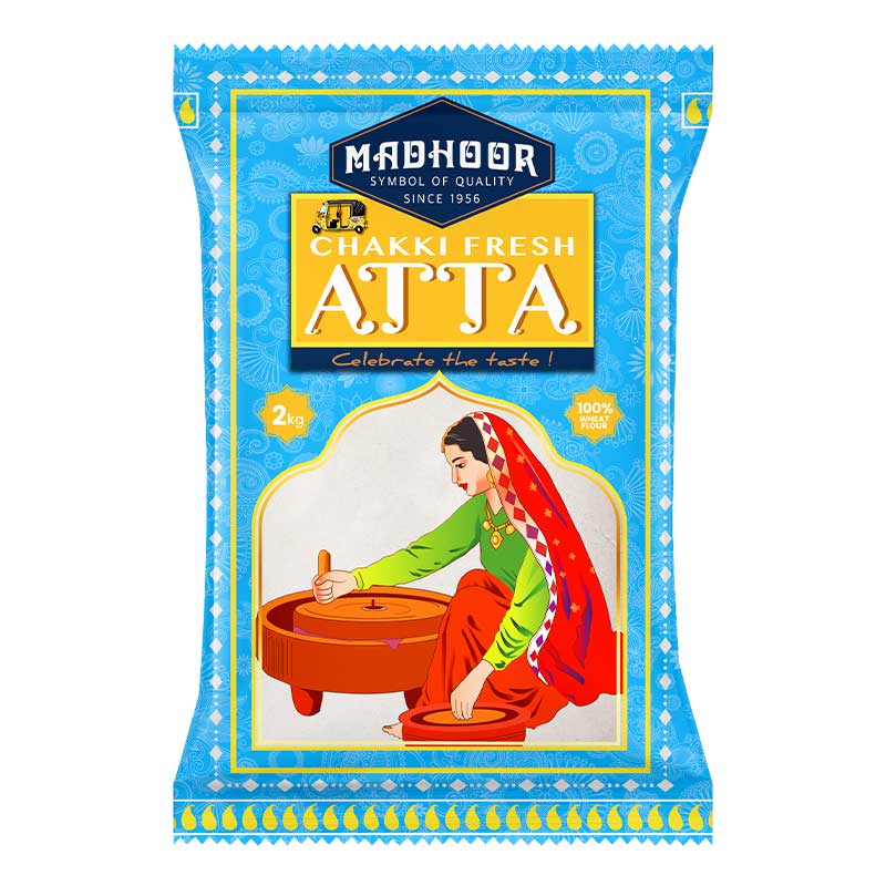 MADHOOR CHAKKI FRESH ATTA 2KG