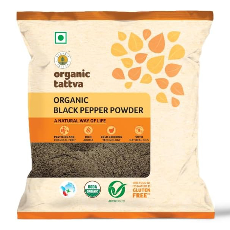 ORGANIC TATTVA  BLACK PEPPER POWDER 100GM