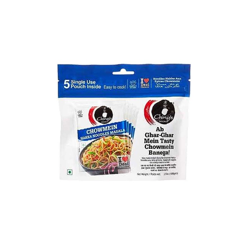 CHINGS CHOWMEIN HAKKA NOODLE MASALA 5X20GM