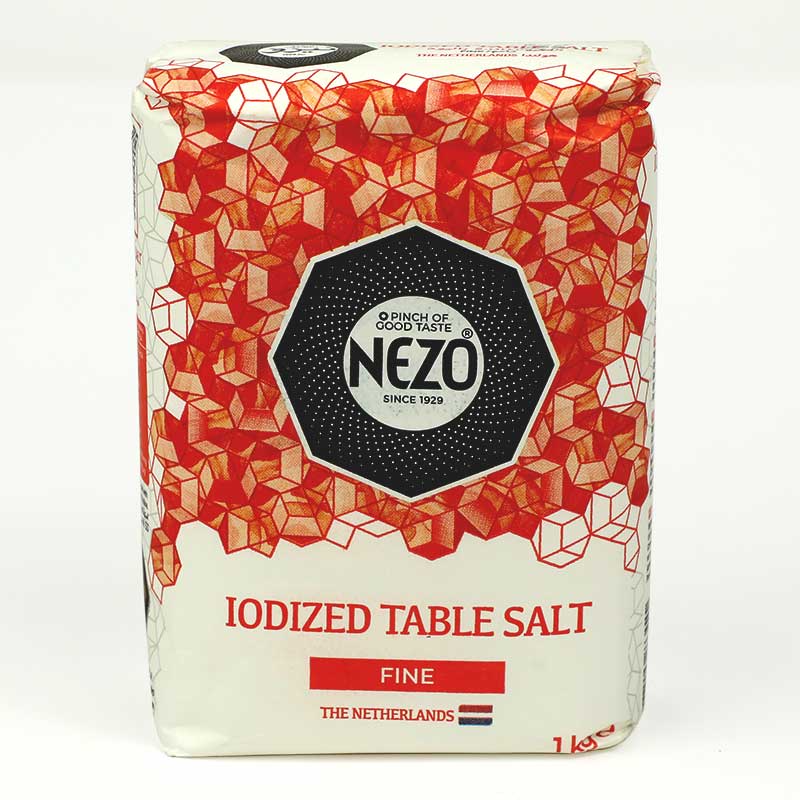 NEZO IODIZED SALT PACKET  RED PACK 1KG