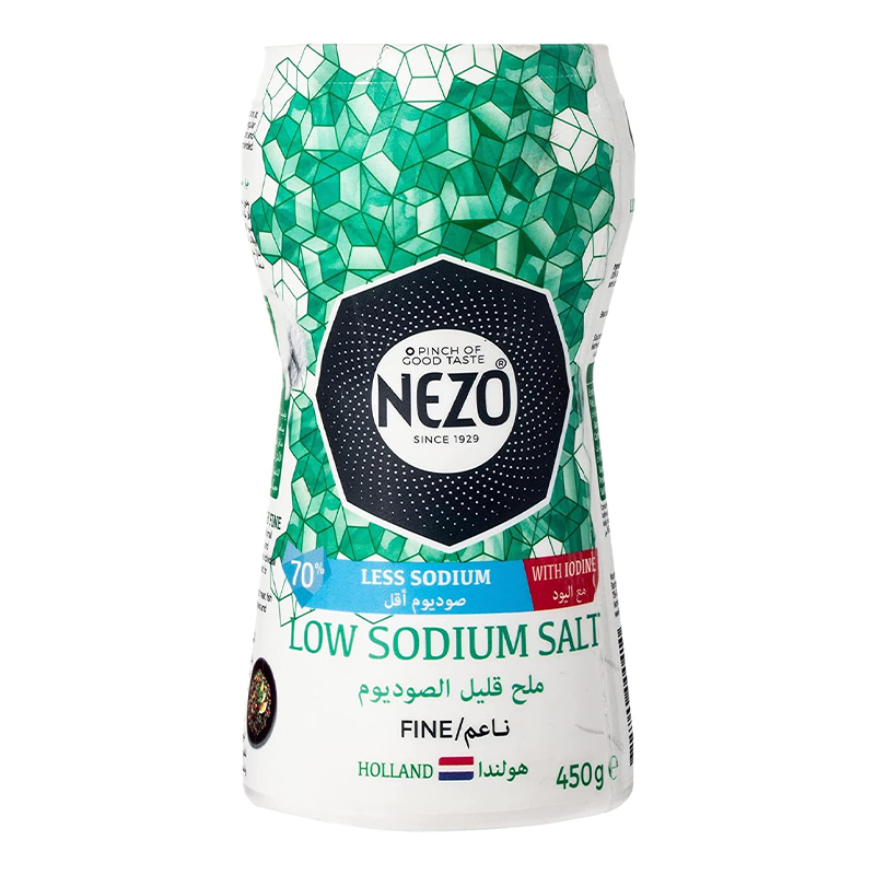 NEZO SALT LOW SODIUM  WITH  IODINE 450GM