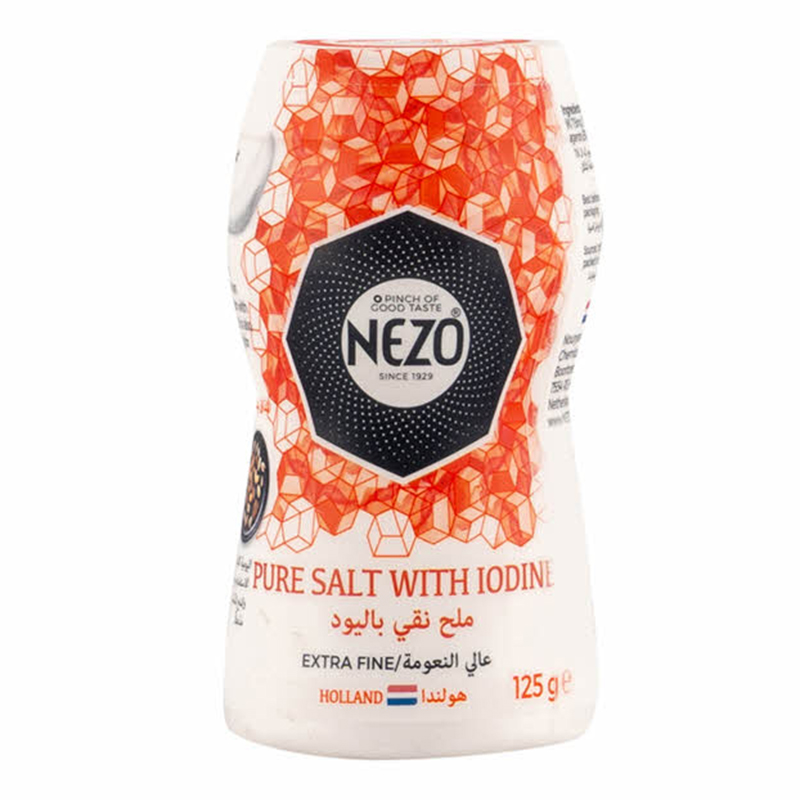 NEZO PURE SALT WITH IODINE 125GM