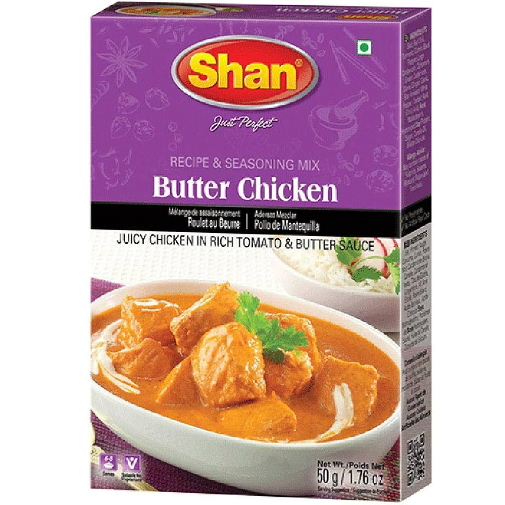 SHAN BUTTER CHICKEN MIX 50GM