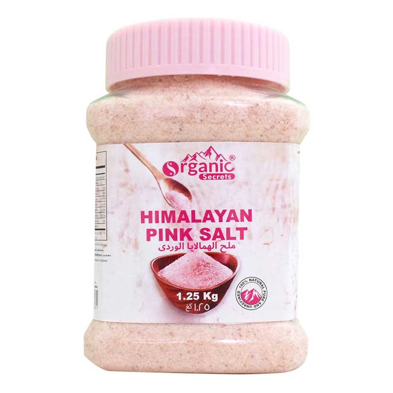 ORGANIC SECRETS PINK SALT JAR 1.25KG