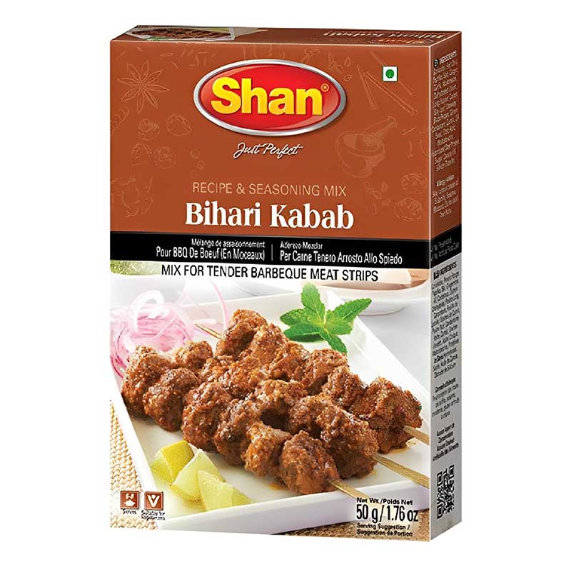 SHAN MSLA BIHARI KABAB BBQ MIX 50GM