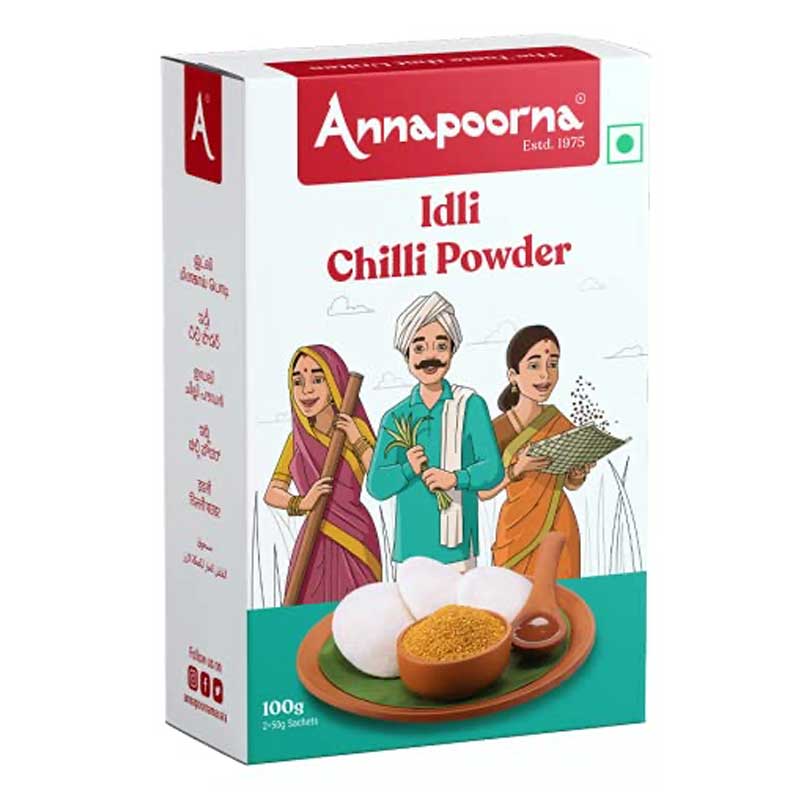 ANNAPOORNA IDLI PODIIDLI CHILLI POWDER 100GM