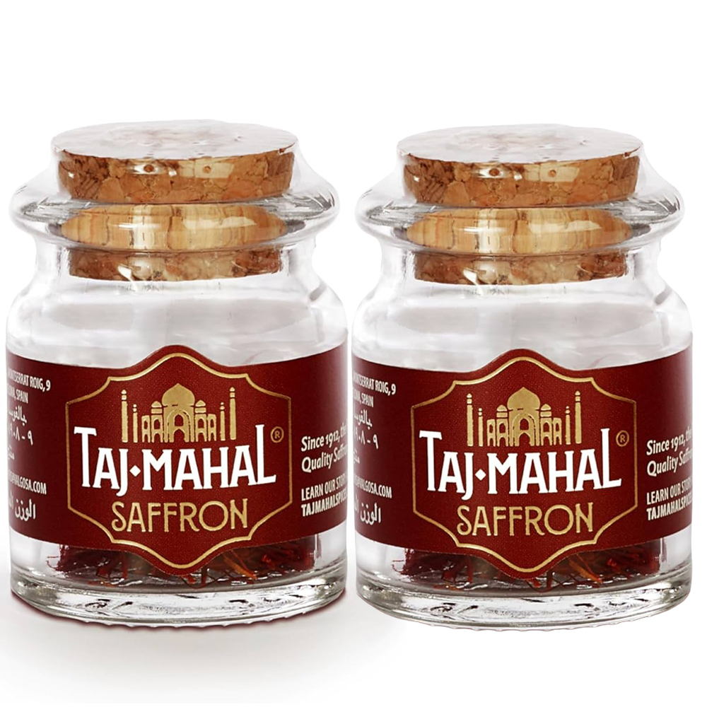 TAJ MAHAL SAFFRON JAR 1GM x 2