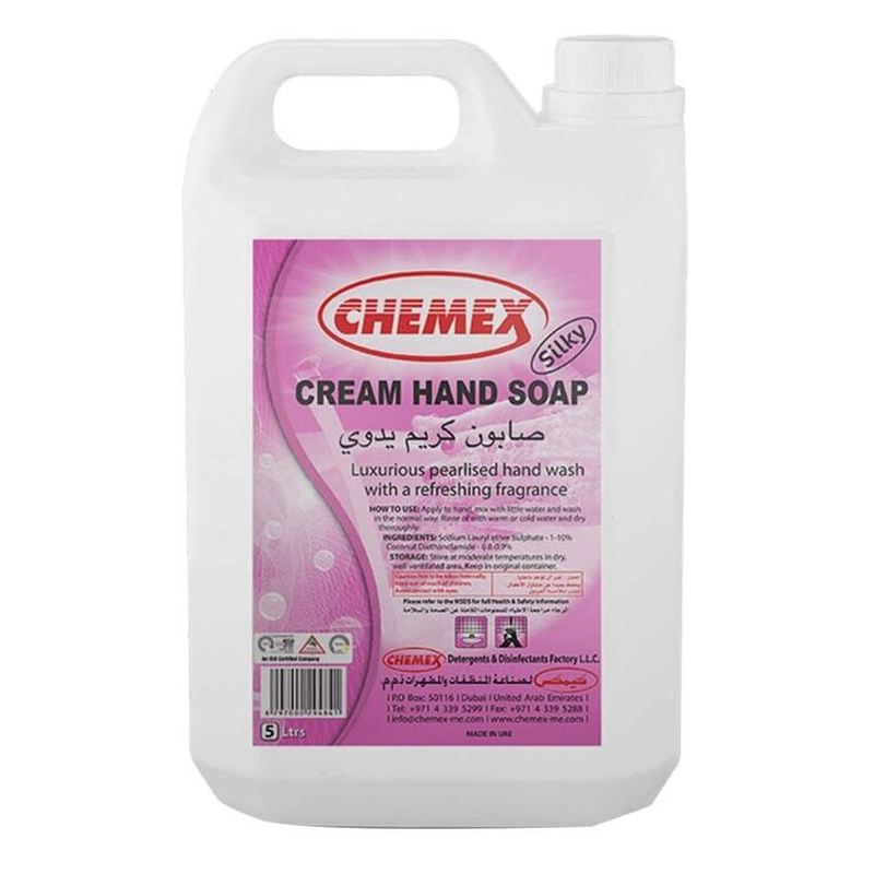 CHEMEX CREAM HAND SOAP FLORAL 5LTR