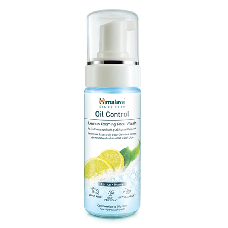 HIMALAYA OIL CONTROL LEMON FOAMING FACEWASH 150ML