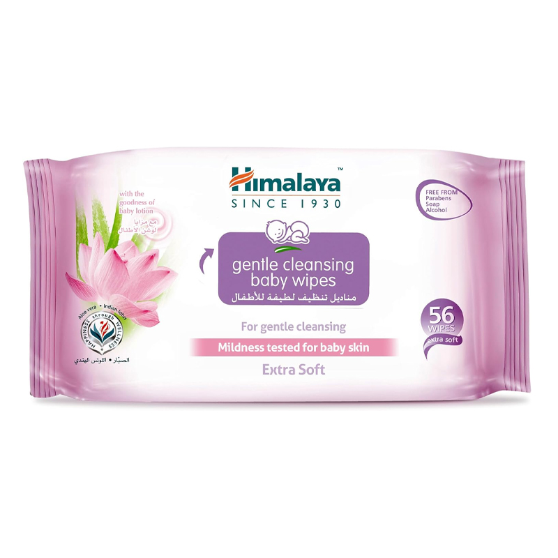 HIMALAYA GENTLE CLEANSING BABY WIPES 20S