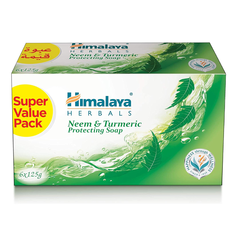 HIMALAYA N&amp;TURMERIC SOAP 6X125GM