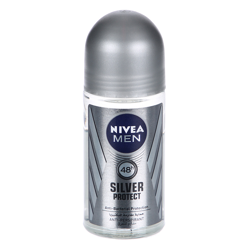 NIVEA ROLL ON SILVER PRTC MEN 50ML