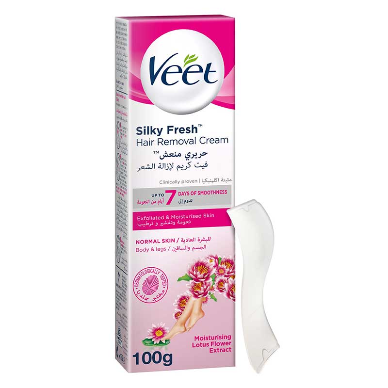 VEET SLKY FRSH HAIR RMVL CRM SNSTV 100ML