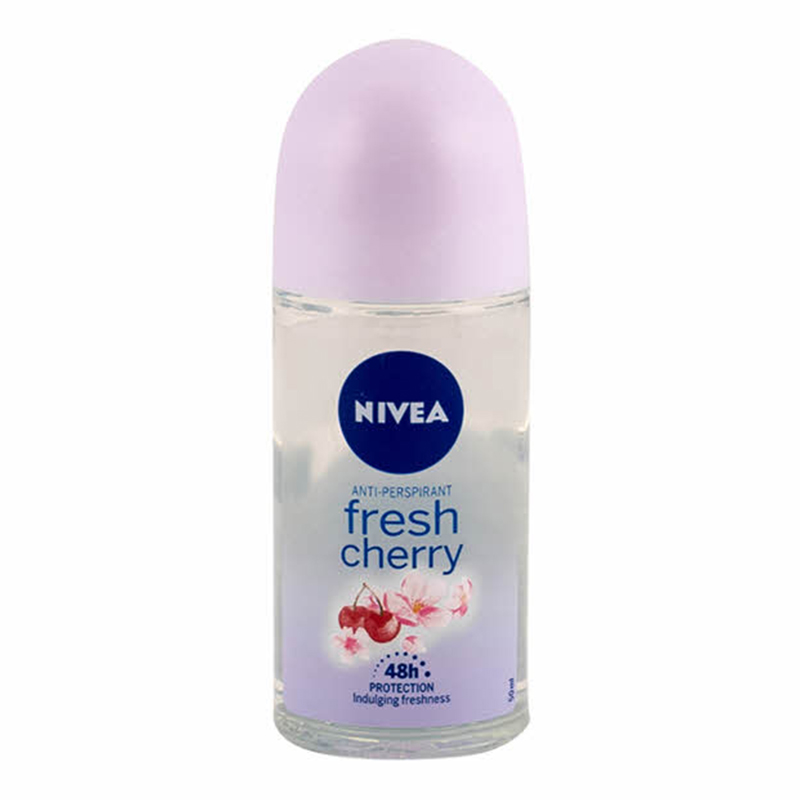 NIVEA FRESH CHERRY ANTIPERSPIRANT FOR WOMEN ROLL ON 50ML