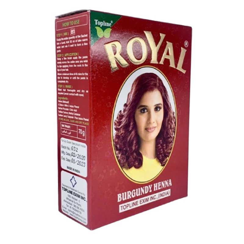 ROYAL BURGUNDY HEENA 60GM
