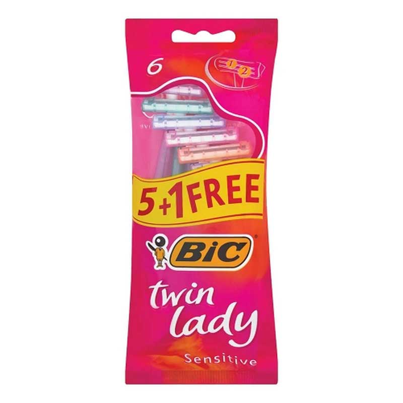 BIC SH TWIN LADY POUCH 5+1