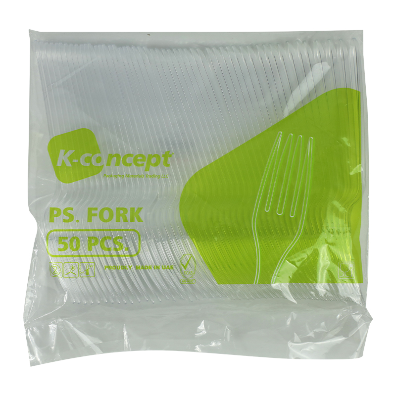 SAPNA PLASTIC FORK CLEAR 50PC