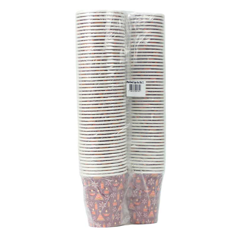 SUNNY DIWALI PAPER CUPS 6OZ 3X50S
