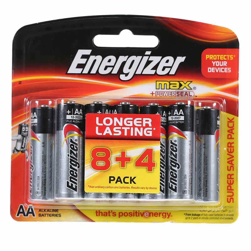 ENG BAT MAX ALK E91BP12  AA 8+4