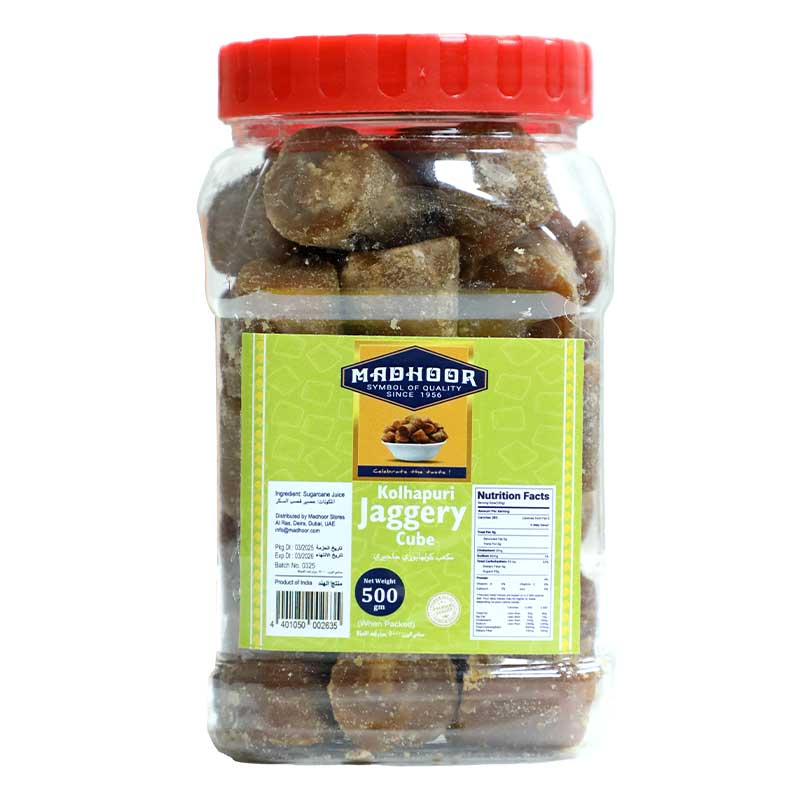 JAGGERY NATURAL CUBE JAR  500GM