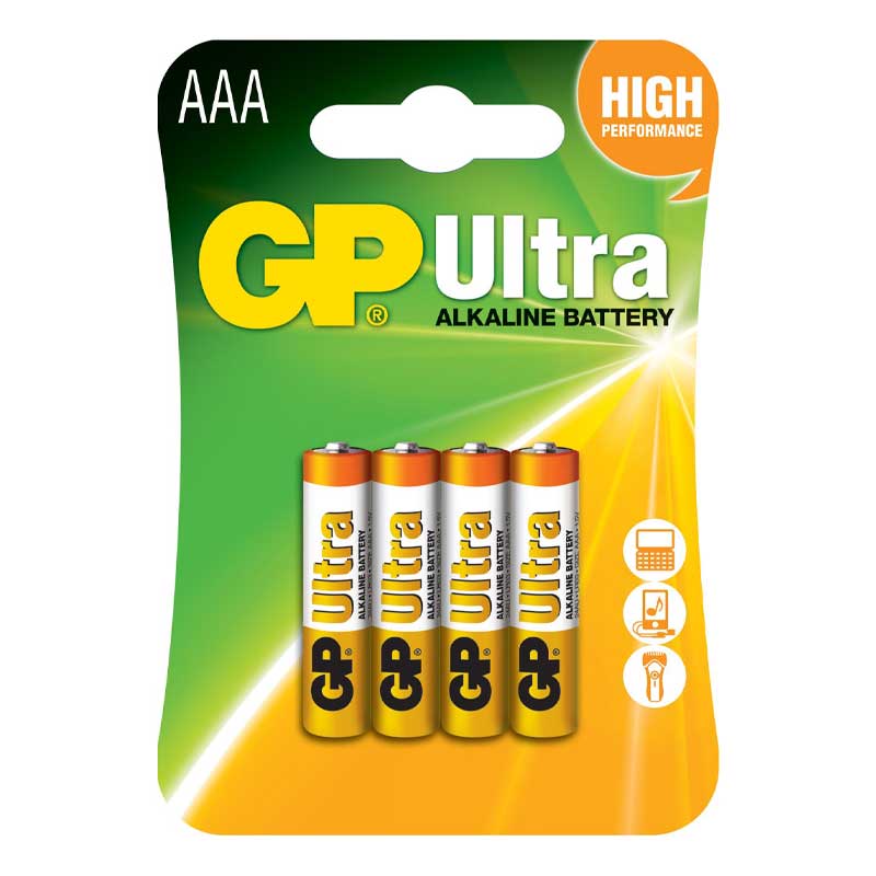 GP24AUETA21-2GSBC2 ULTRA ALKALINE AAA LR03 1.5V