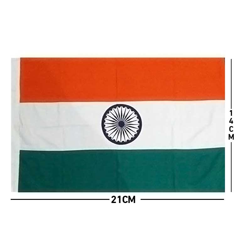 FLAG INDIAN 14X21CM 100