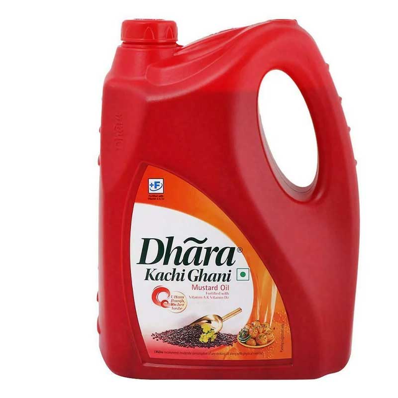 DHARA  KACHII GHANI MUSTARD OIL 5LTR