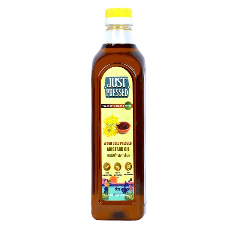 JUST PRESSED MUSTARD OIL 1LTR