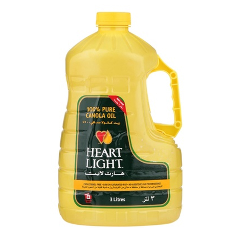 HEARTLIGHT CANOLA OIL 3LTR