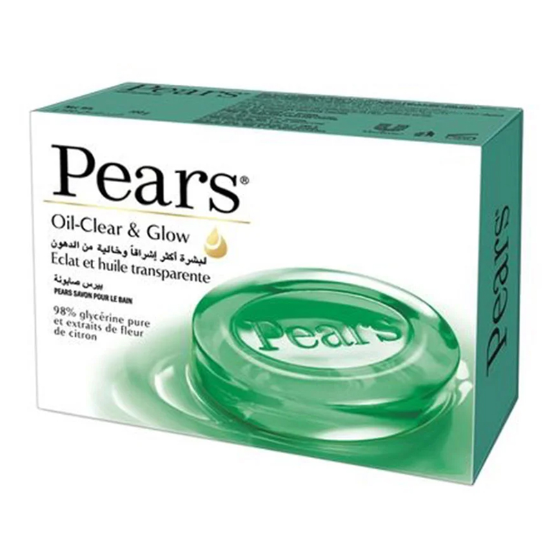 PEARS SOAP OIL CLEAR &amp; GLOW 125GM