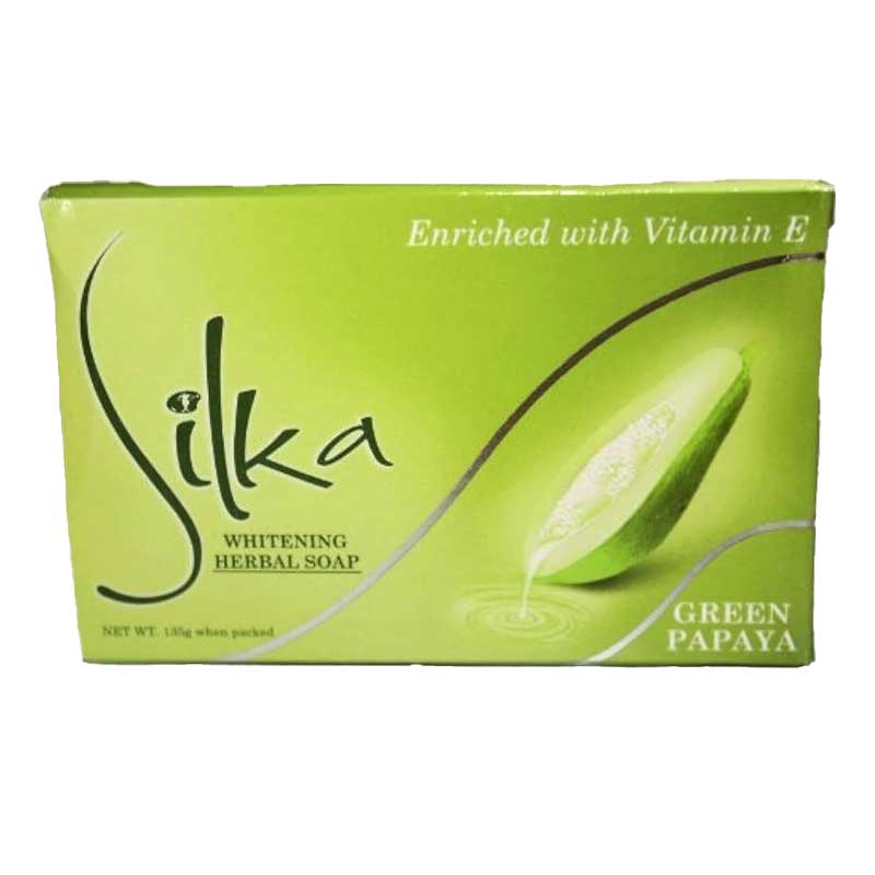 SILKA SOAP GREEN PAPAYA 135GM