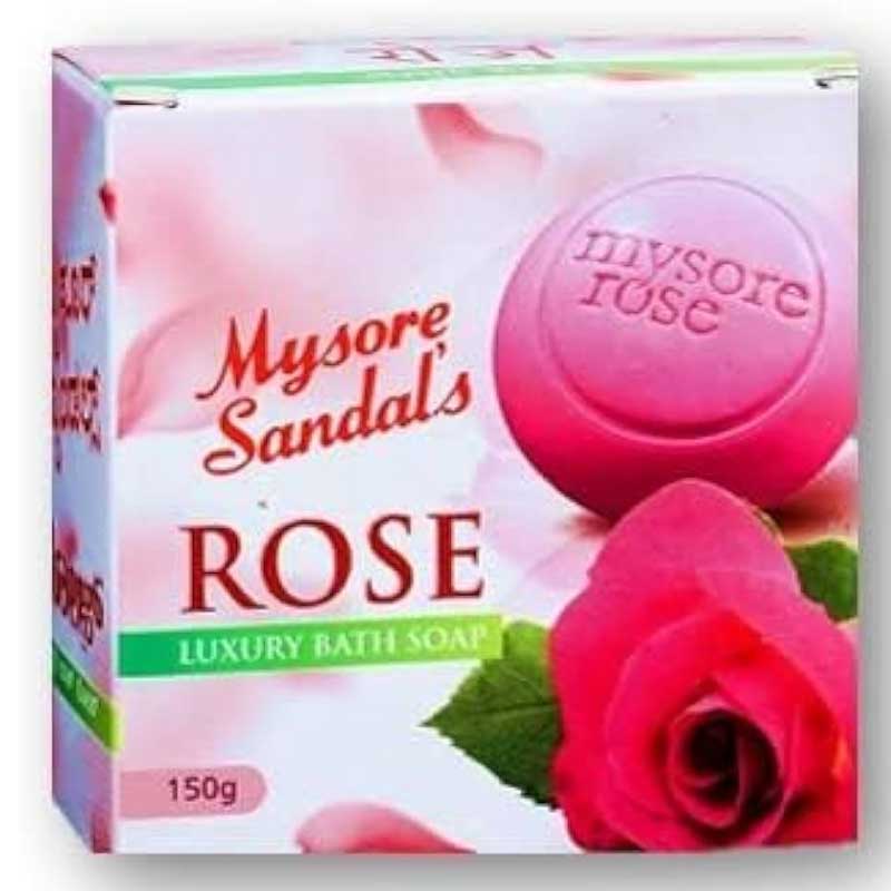 MYSORE SANDAL SOAP ROSE 150GM