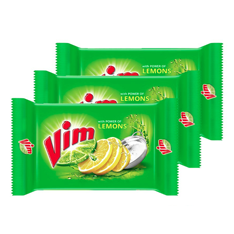 VIM DISHWASH BAR LEMON 3X200GM