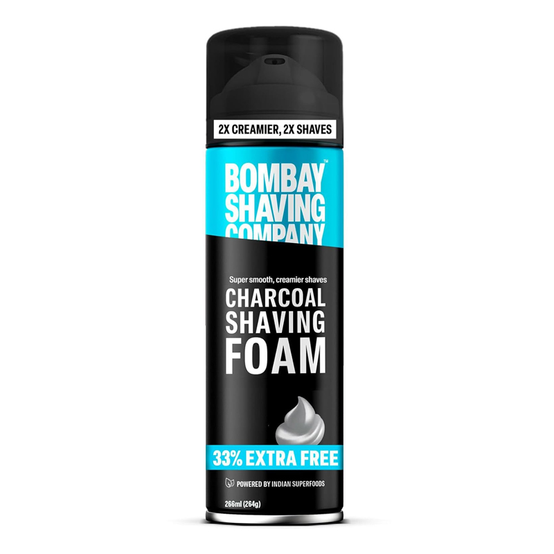 BOMBAY SHAVING CHARCOAL SHAVING FOAM  266 ML
