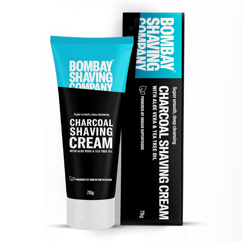 BOMBAY SHAVING CHARCOAL SHAVING CREAM  78 GM