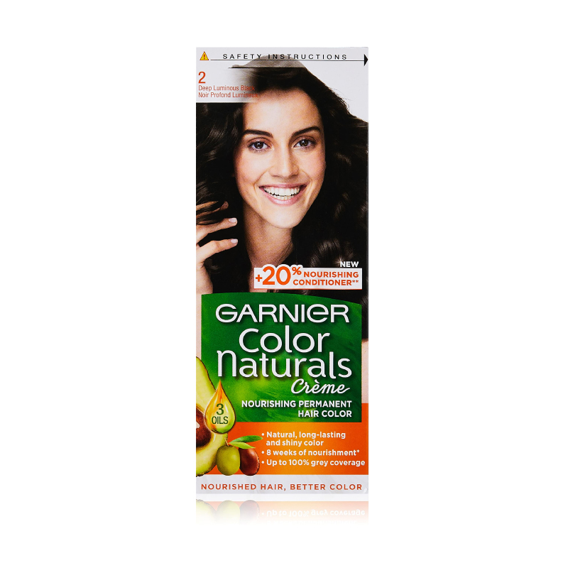GARNIER HAIR COLOR 2.0 DEEP LUMINOUS BLACK
