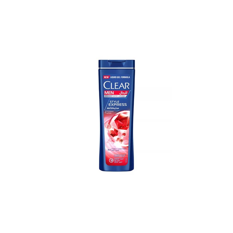 CLEAR SHAMPOO 400 ML BLUE  2 IN  1 STYLE