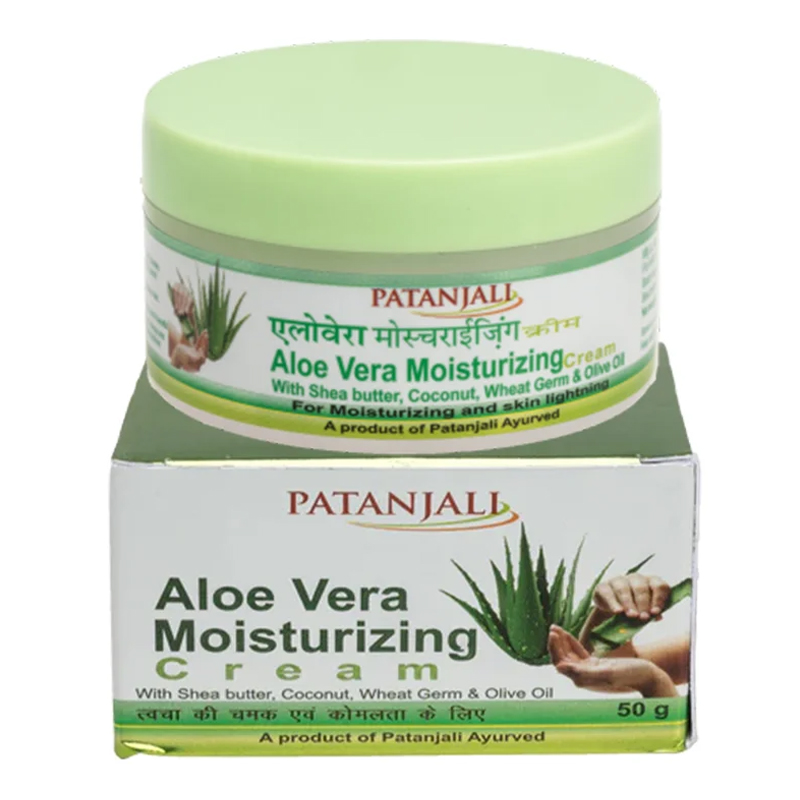 PATANJALI ALOEVERA MOISTURIZING CREAM 50GM