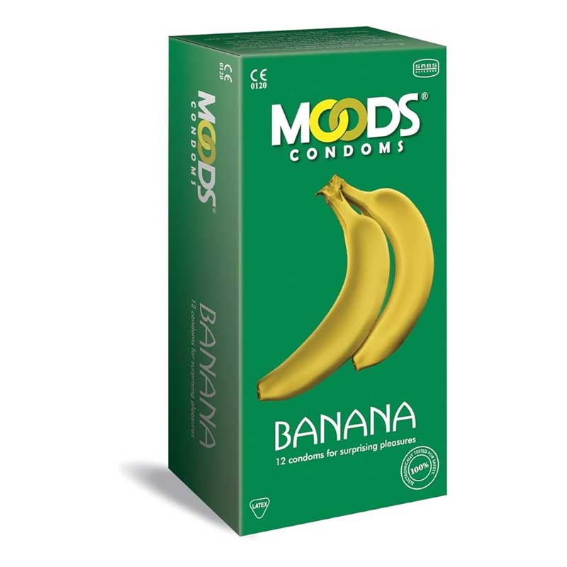 MOODS BANANA CONDOMS 12S