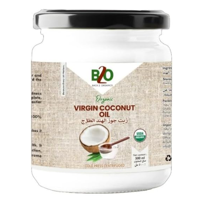 BACK 2 ORGANICS VIRGIN COCONUT OIL 500ML