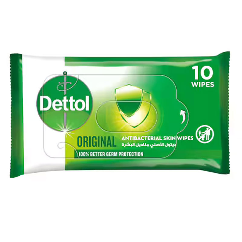 DETTOL WIPES ORGINAL 10S