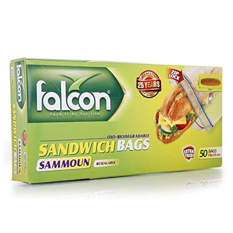 FALCON SAMOON SANDWICH BAG  (19 X 10 CM) SMALL