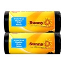[0100025431] SUNNY BLACK GARBAGE BAGS 80X110CMS M ROLL 2X20PCS