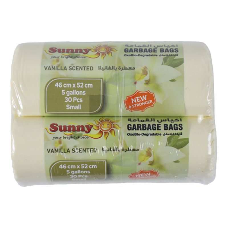 SUNNY SCENTED TRASH BAG 46X52CMS S ROLL 2X30PCS
