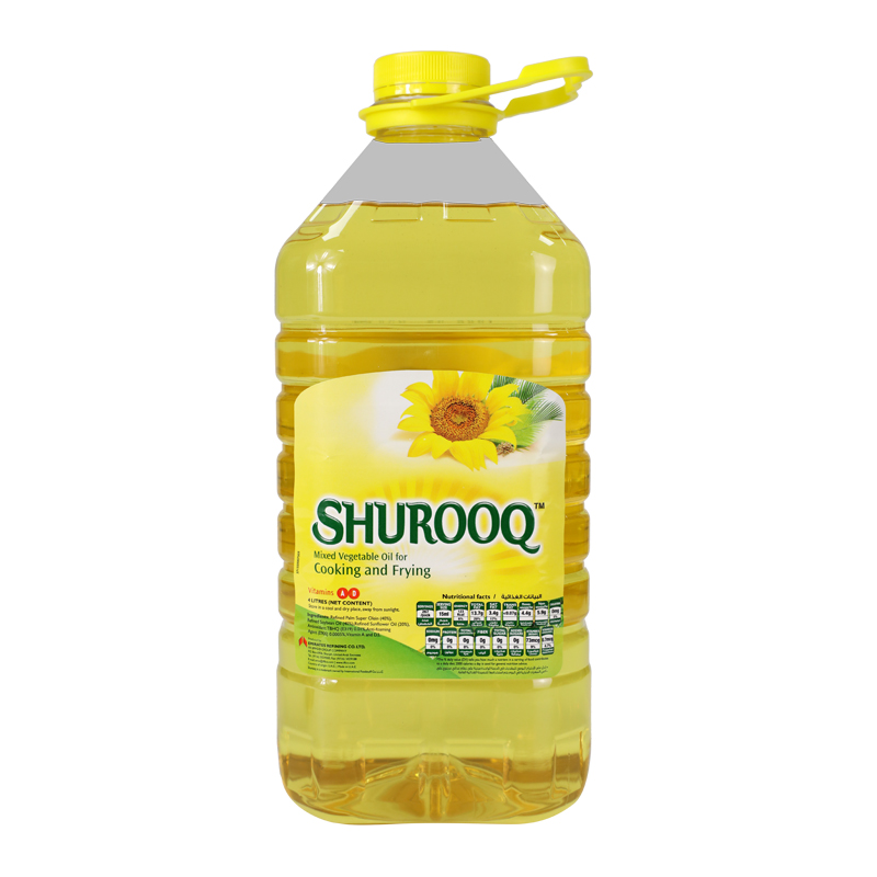 SHUROOQ SUNFLOWER OIL PET BOTTLE 4LTR