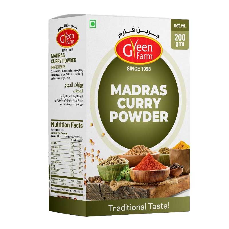 GREEN FARM CURRY POWDER 200G